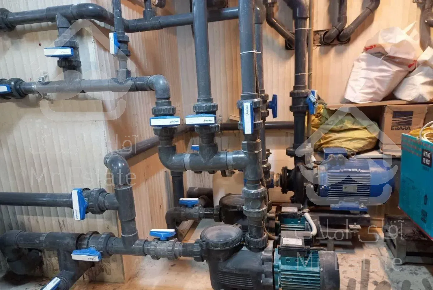 خدمات موتورخانه و استخر