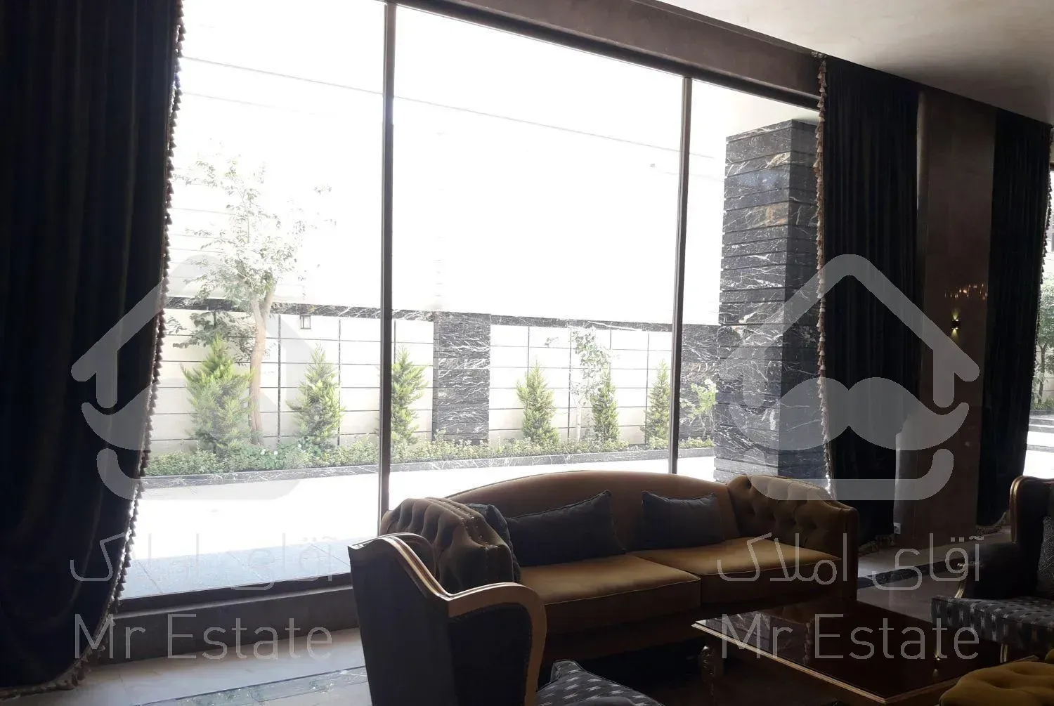 ۶۰متر،یک خوابه، ویودار ،سالن پرده خور