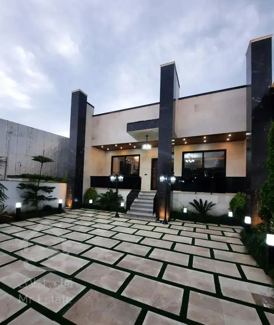 ویلا باغچه مدرن لوکس نوساز شهرکی سند تک‌برگ