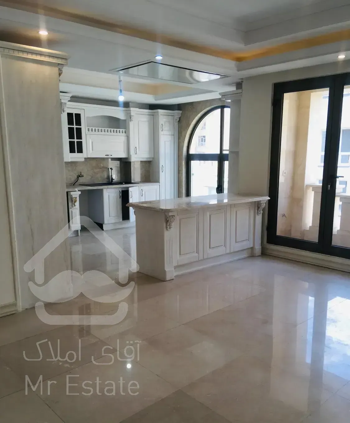 شیخ بهای شمالی ۱۸۵ متر ۳ خوابه تک واحدی