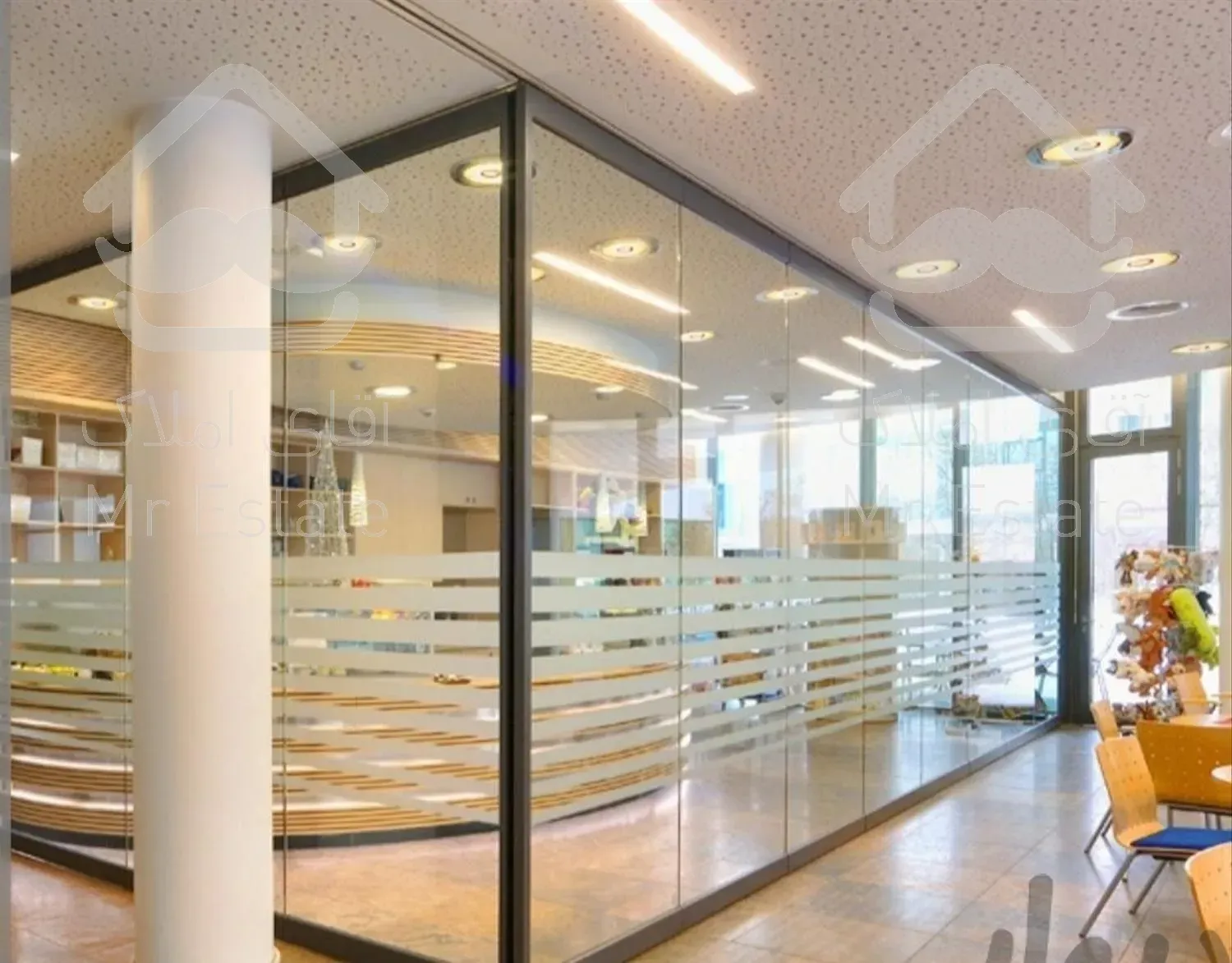 طراحی و اجرای پارتیشن شیشه ای