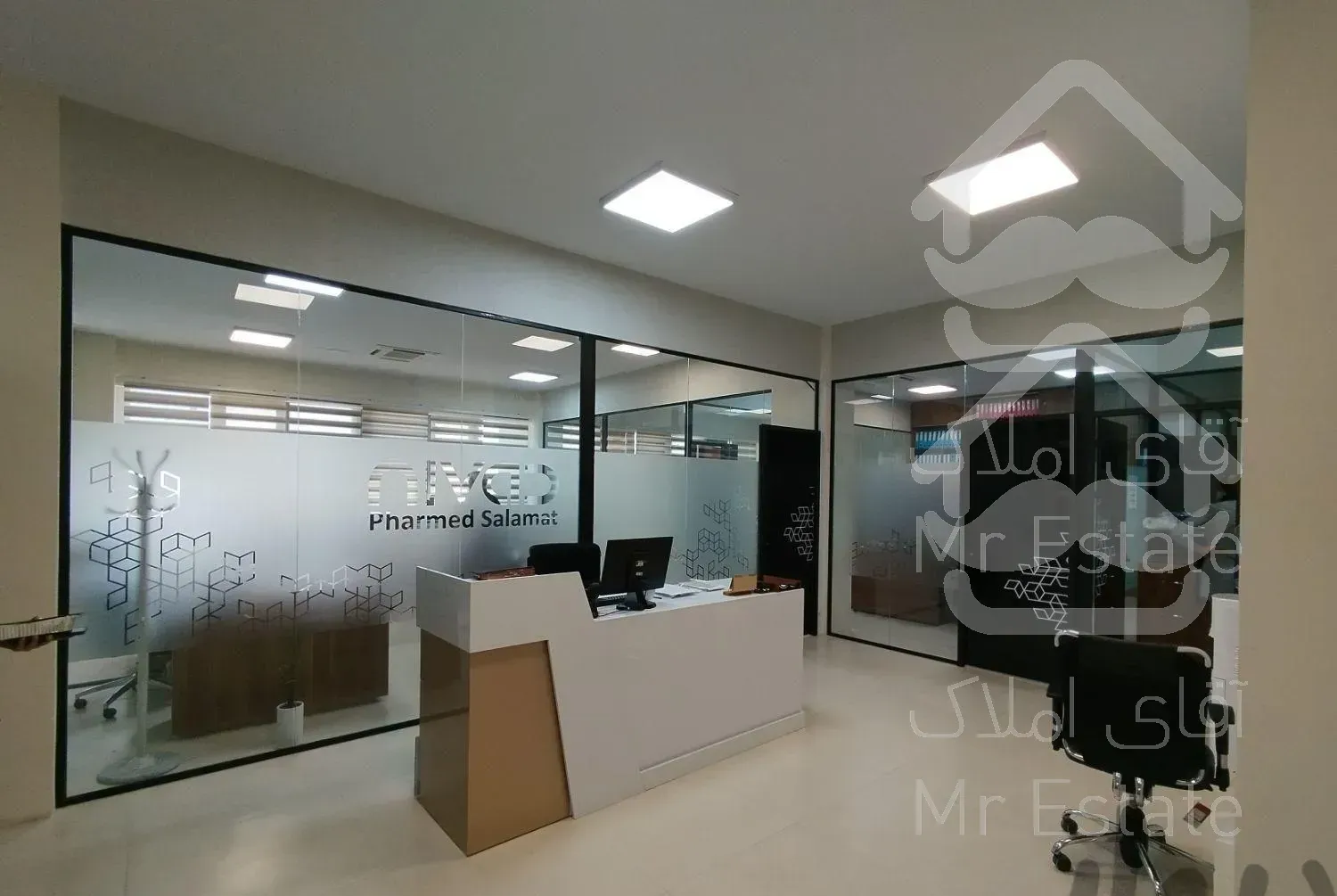 طراحی و اجرای پارتیشن شیشه ای