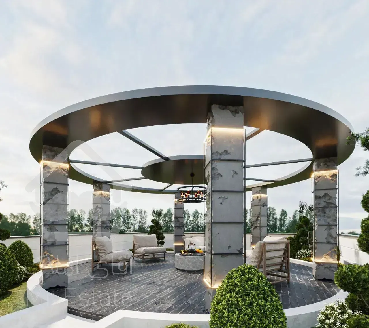 ۱۶۰ متر بدون مشابه/تمام هوشمند/منریال سفارشی