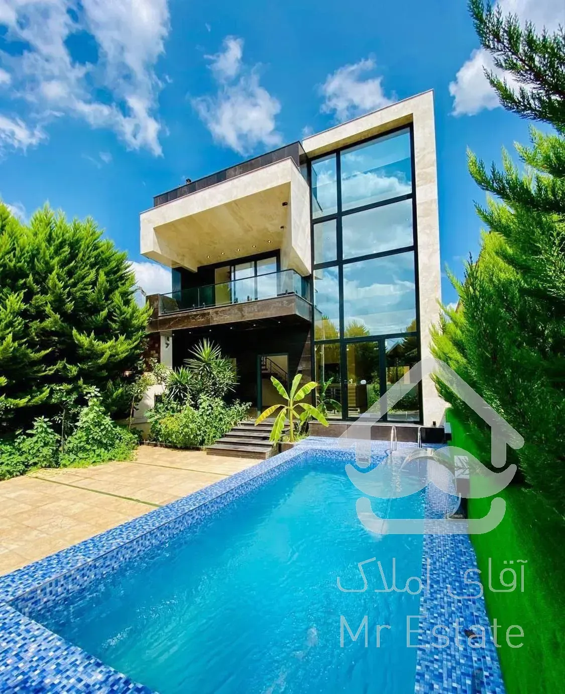 ویلا جنگلی نور سعادت آباد ۴۰۰متری با استخر