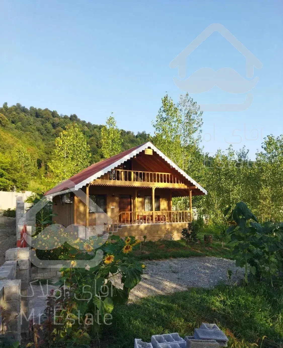 ویلاچوبی جنگلی دربست روستایی کوهپایه ای