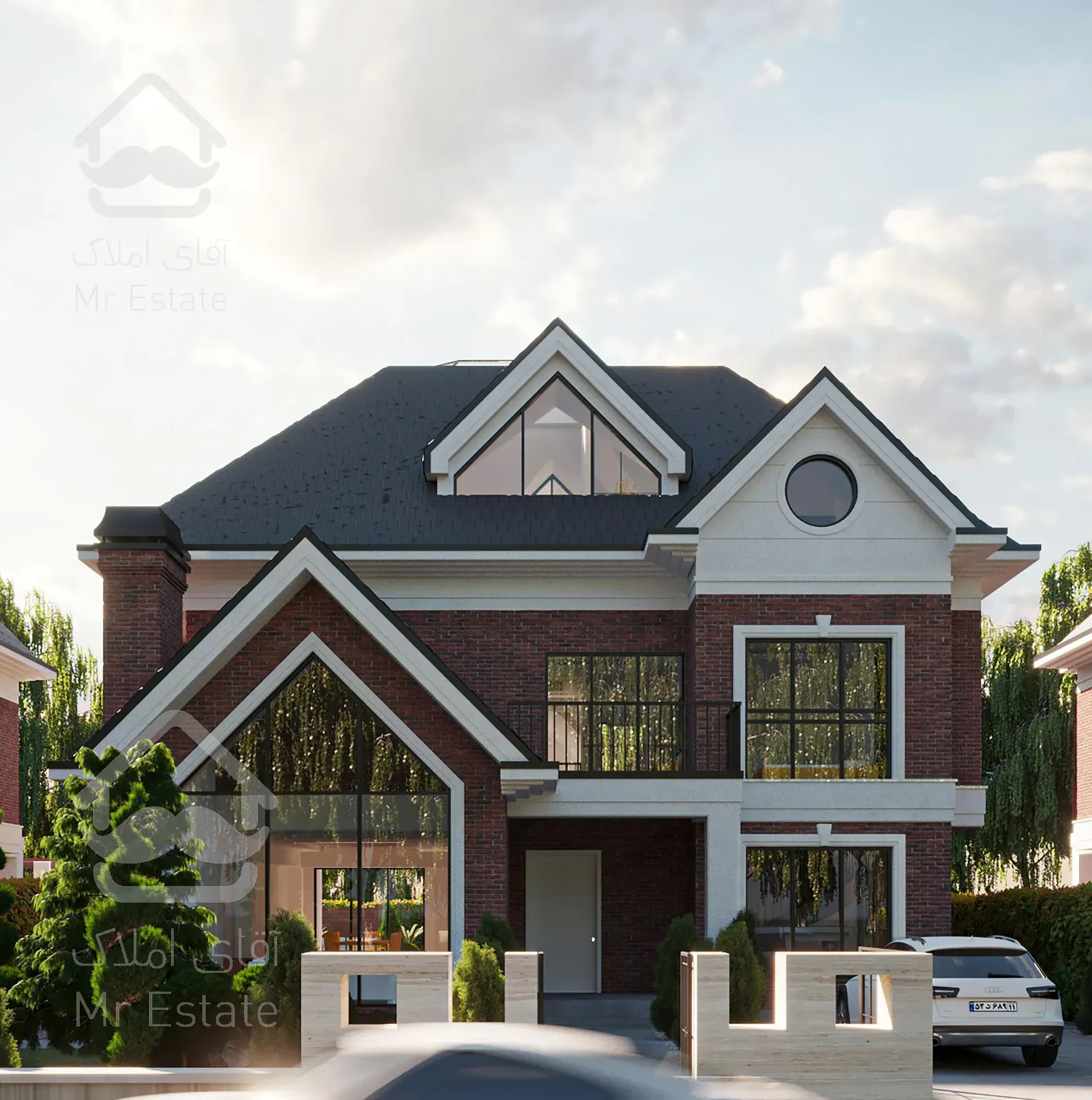 طراحی ویلای نیوکلاسیک