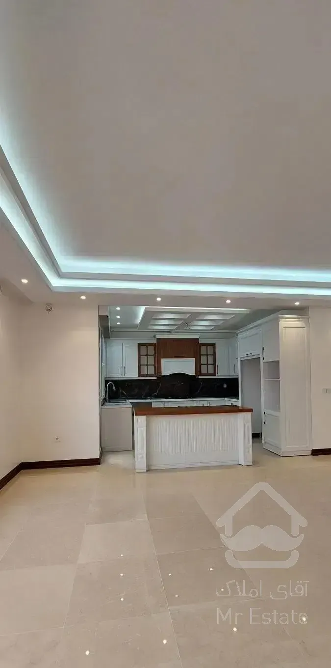 ۱۱۰متر۲خواب سالن پرده خور خطی روبه آفتاب بی نظیر