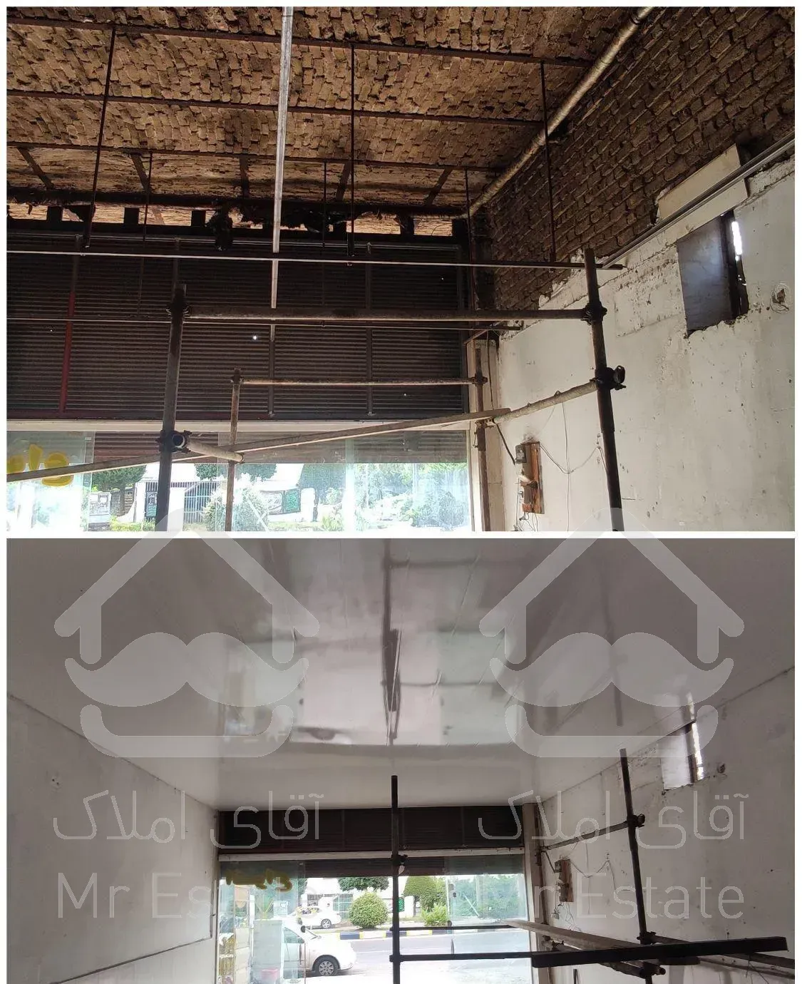 اجرا نما داخل بیرون ساختمان،سقف کاذب.Pvc.نمای چوبی