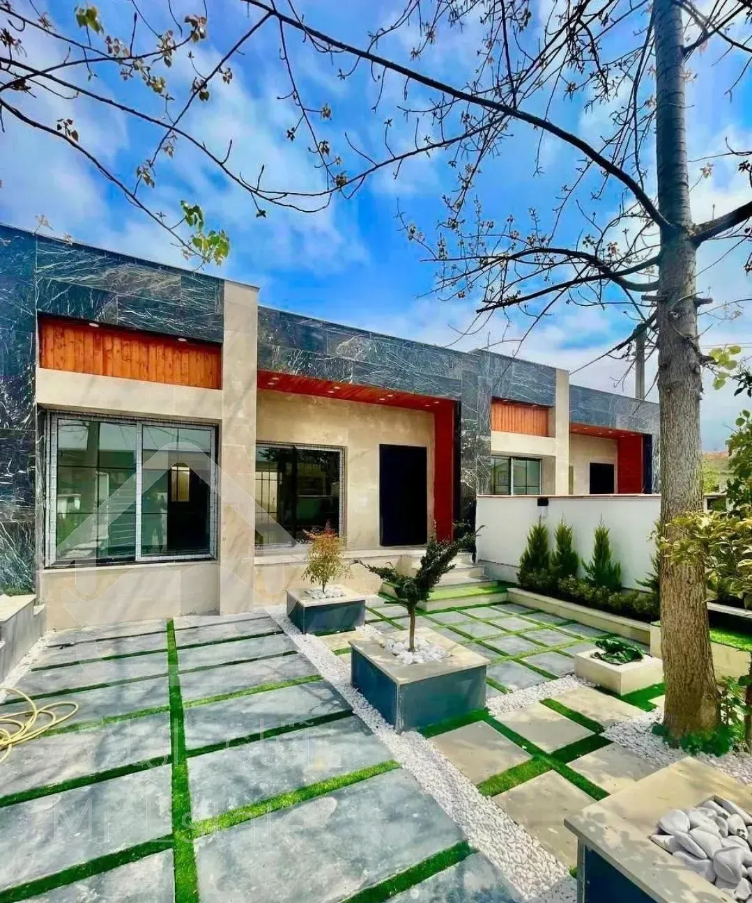 ویلاباغچه فلت مدرن 140متری سند تک برگ شهرکی