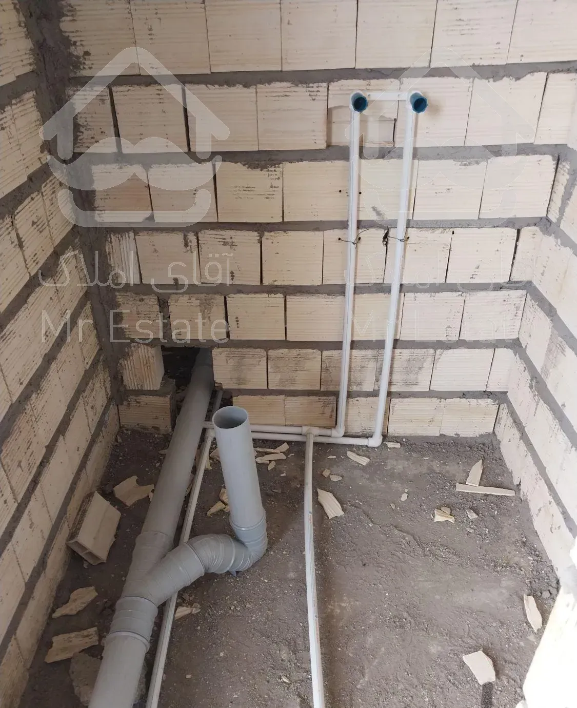 لوله کشی ساختمان آب فاضلاب وشوفاژ....