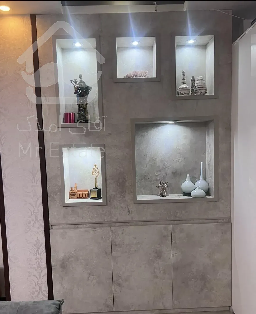 آپارتمان ۶۰ متری تکخواب فول باغ فیض