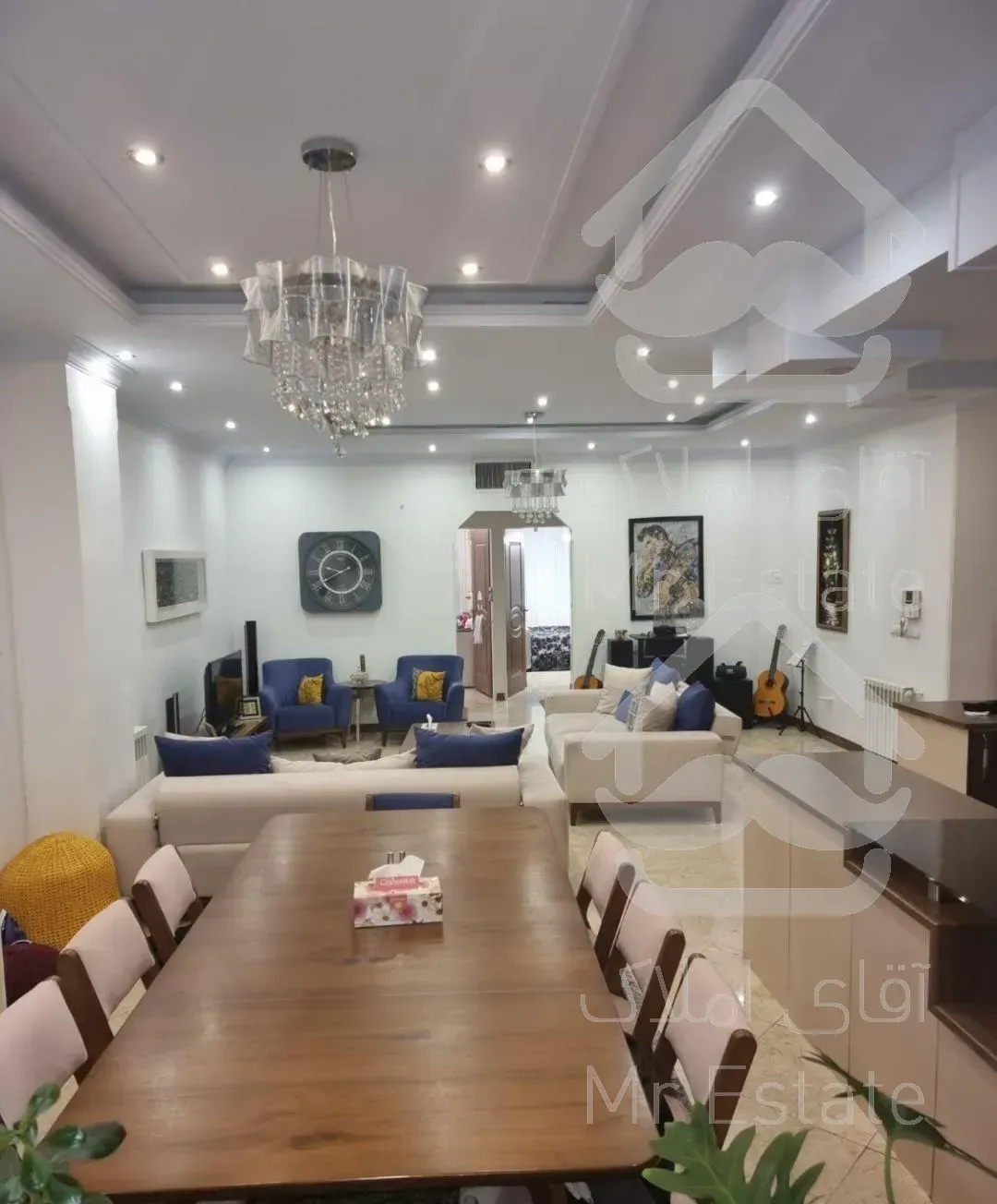 سعادت آباد 102متر 2خواب دل باز