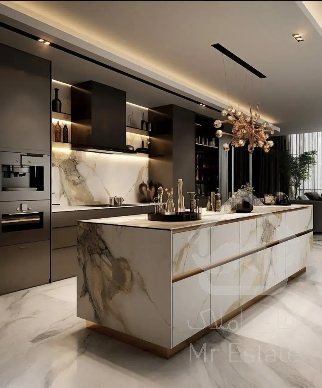 ۲۶۵متر۴خ/سوپر لوکس/ نوساز/ برند/ ۳پ سندی/ سعادت آباد