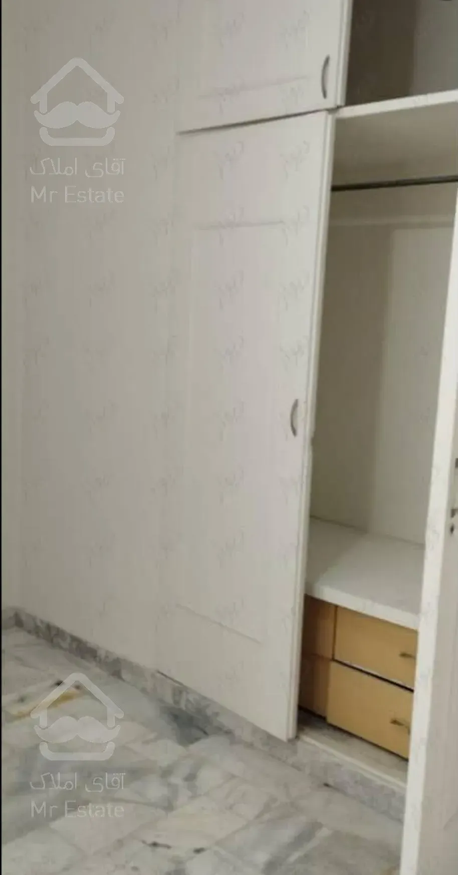 ۹۰ متر آپارتمان دو خوابه شهرک راه آهن قائم