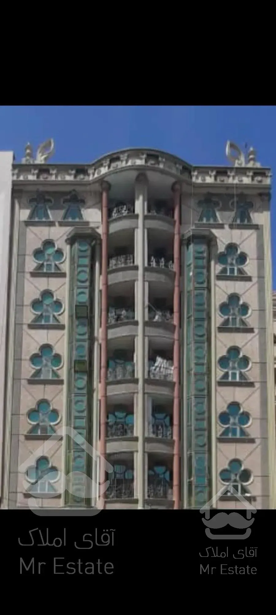 آپارتمان دوخوابه آسانسور دار روبه نما در خیابان فریبا