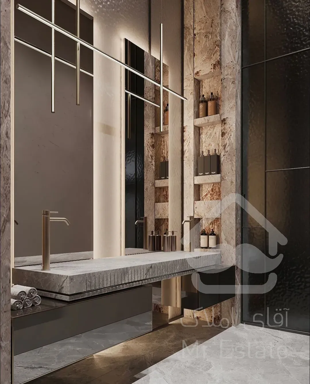 ۲۸۰متر۴خواب/ فول مشاعات/ برند/ فاخر/ سعادت آباد