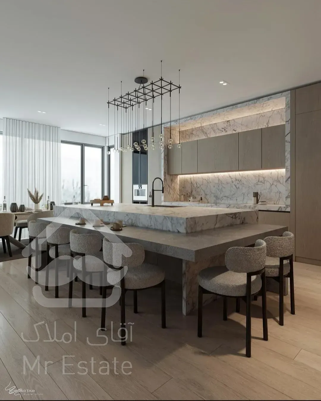 ۲۸۰متر۴خواب/ فول مشاعات/ برند/ فاخر/ سعادت آباد