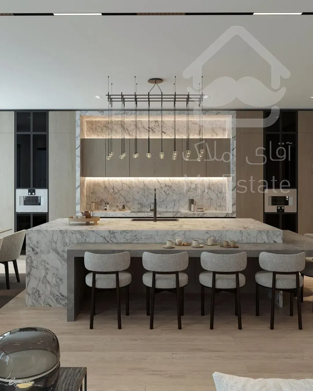 ۲۸۰متر۴خواب/ فول مشاعات/ برند/ فاخر/ سعادت آباد