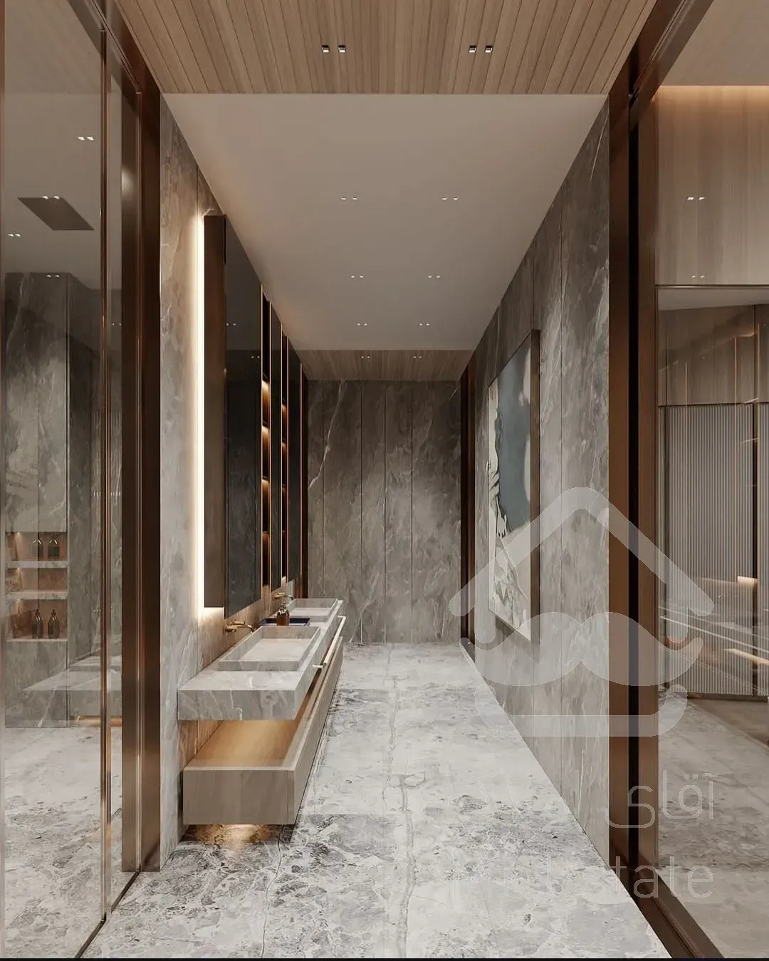 ۲۸۰متر۴خواب/ فول مشاعات/ برند/ فاخر/ سعادت آباد