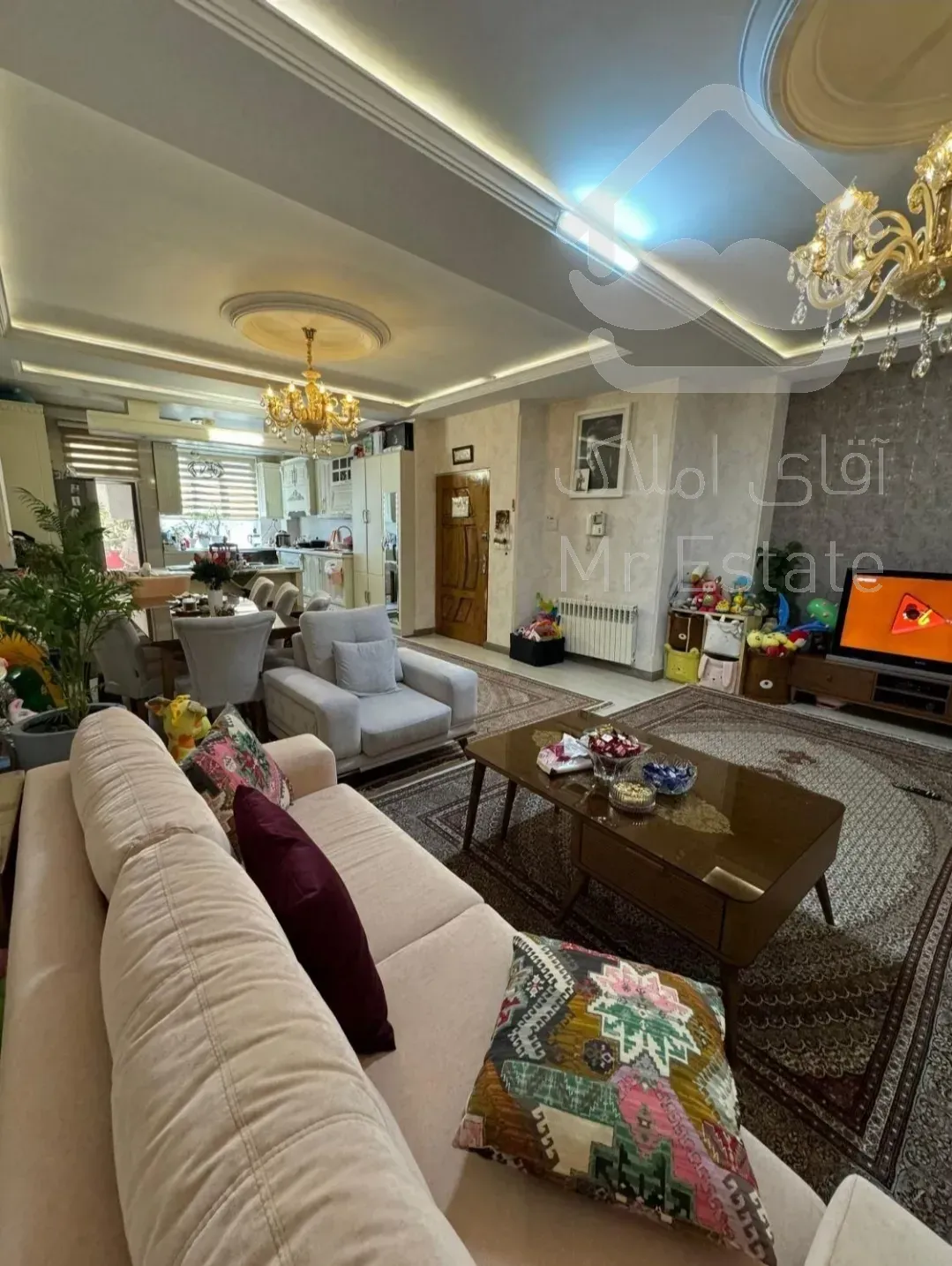 آپارتمان ۹۰ متری دو خواب جنت آباد شمالی