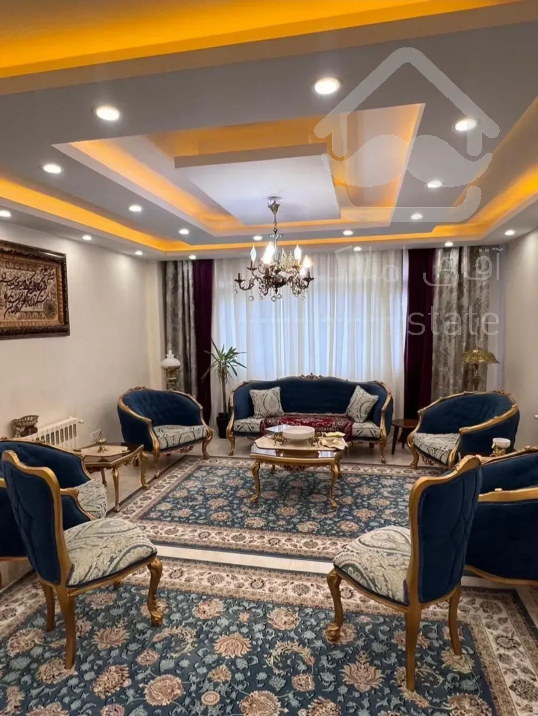 آپارتمان ۹۳ متری دو خواب فول دیزاین جنت آباد جنوبی