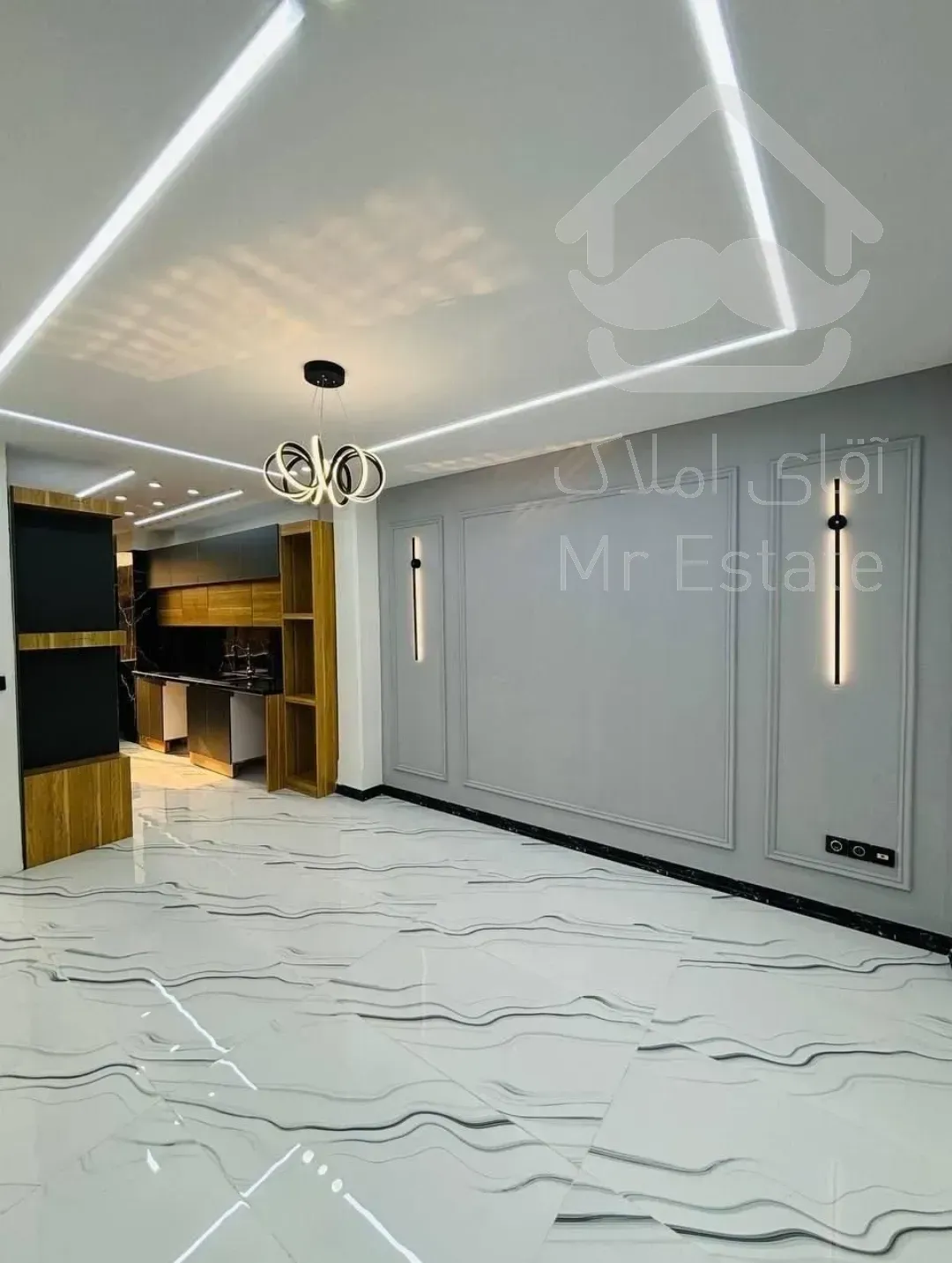 آپارتمان سالن پرده خور