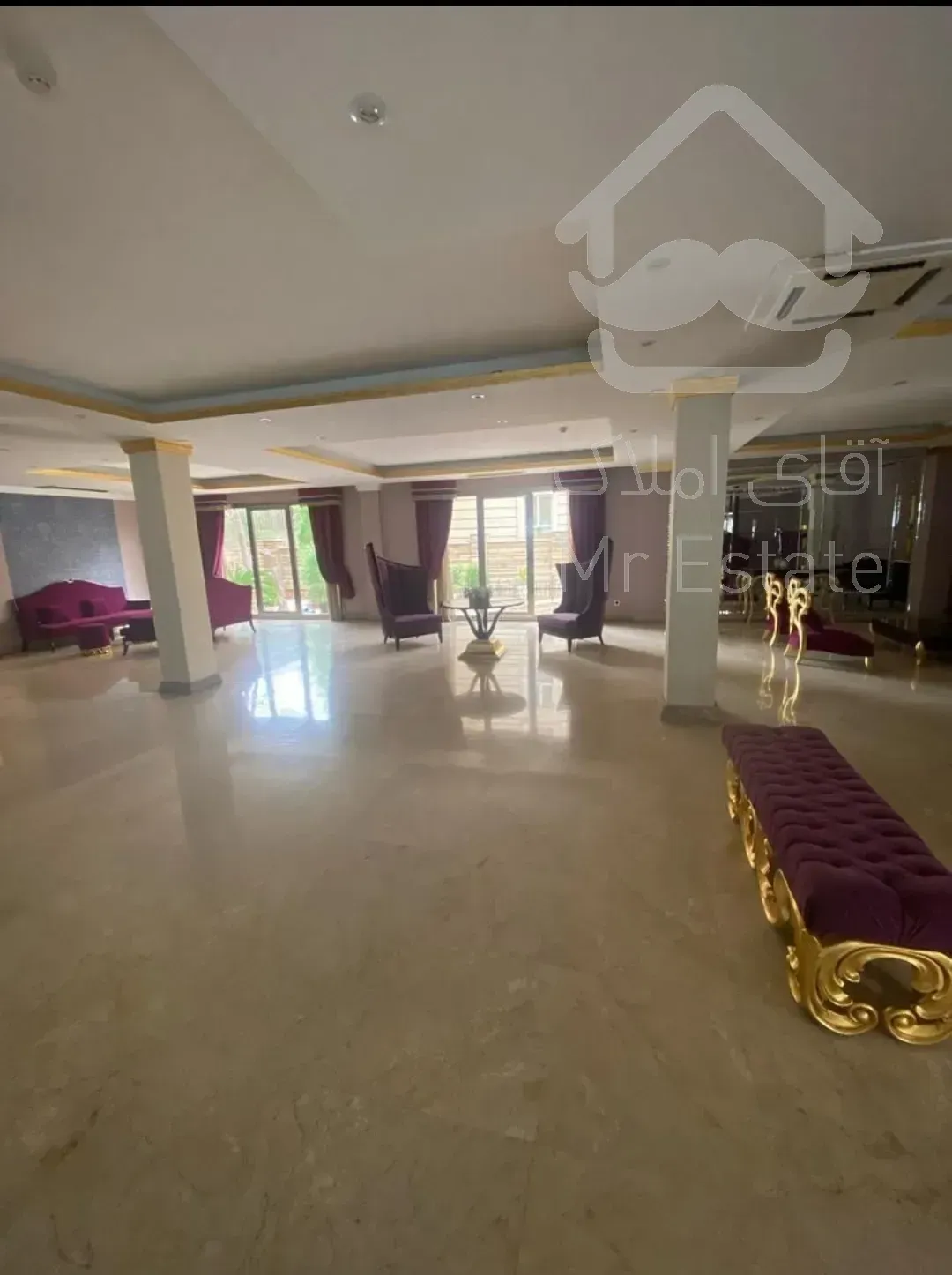 آپارتمان سالن پرده خور