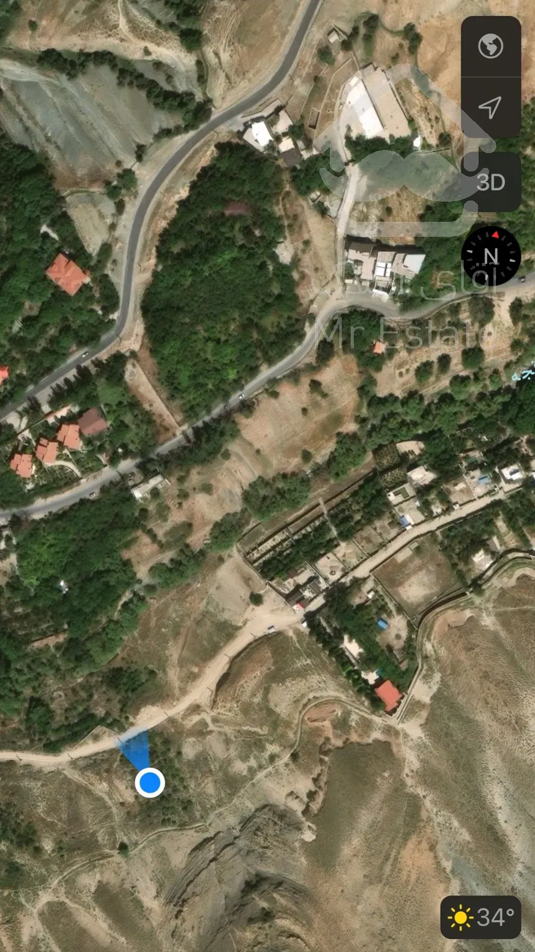 زمین مناسب باغ ویلا در هنزک لواسان