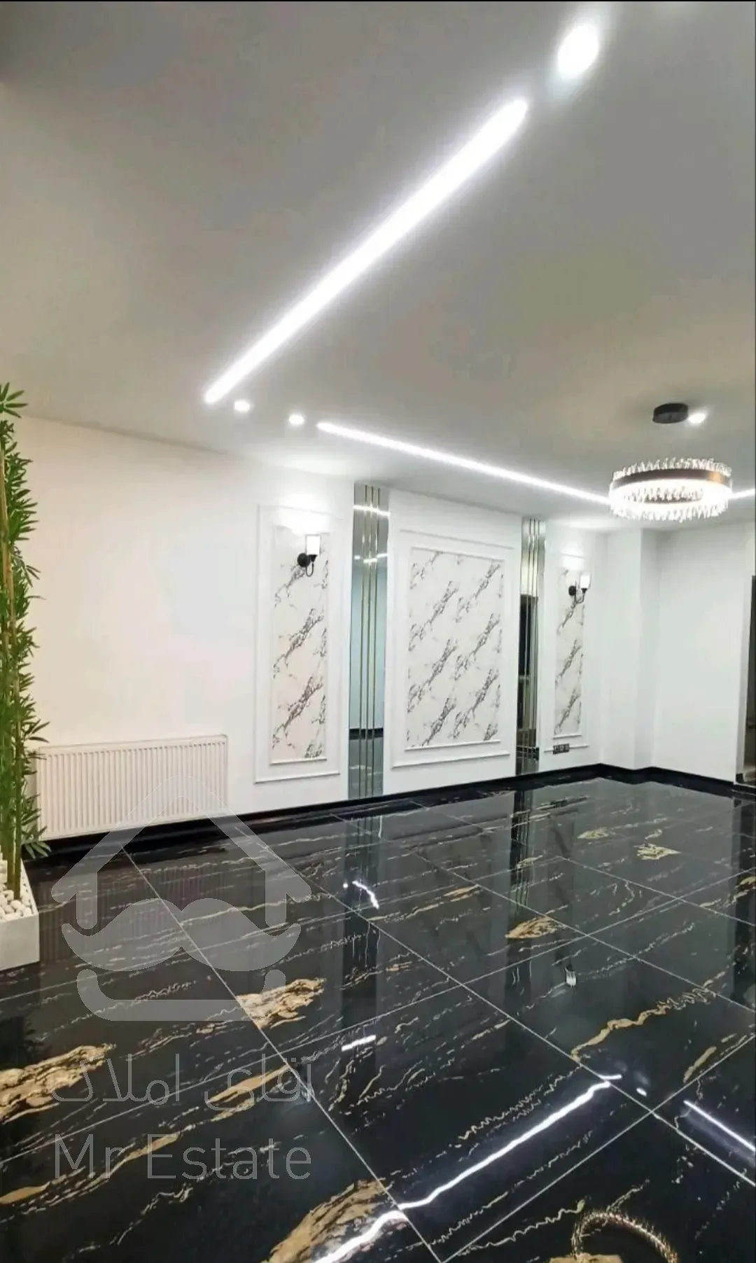 واحد خوش نقشه و سالن پرده خور