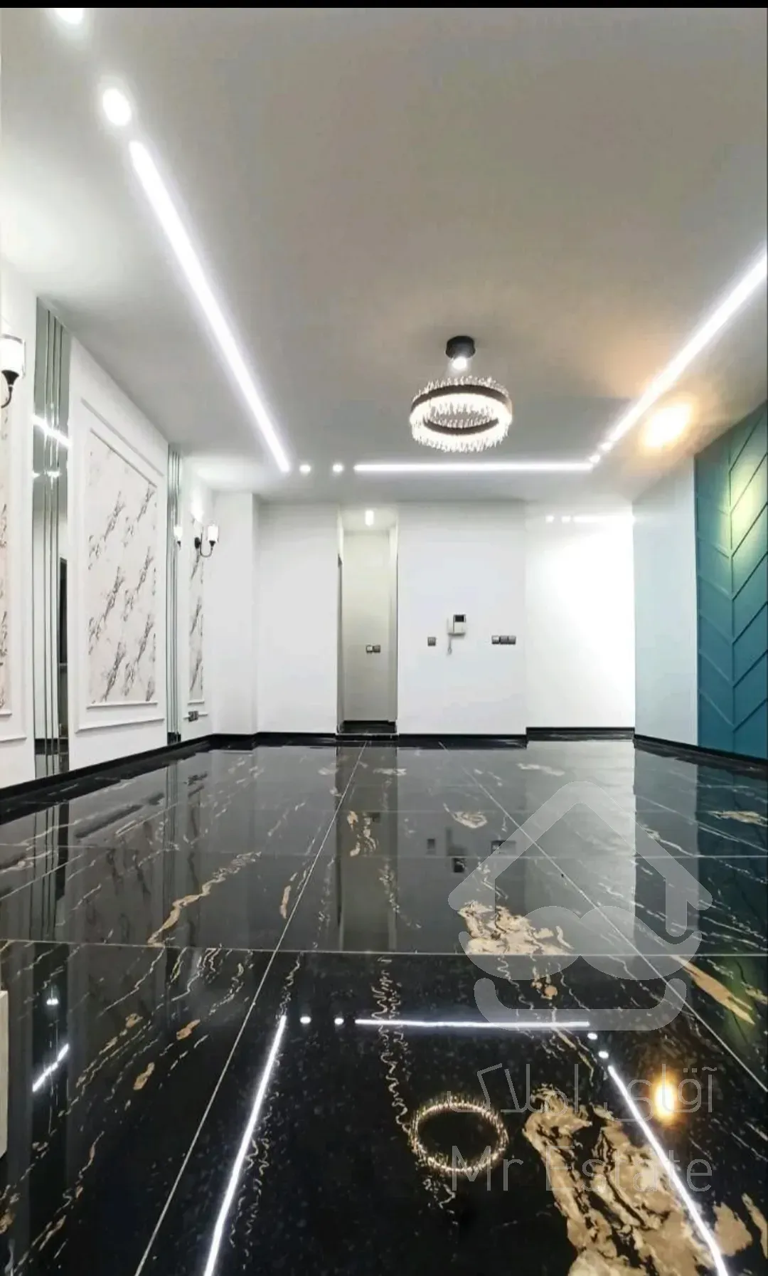 واحد خوش نقشه و سالن پرده خور