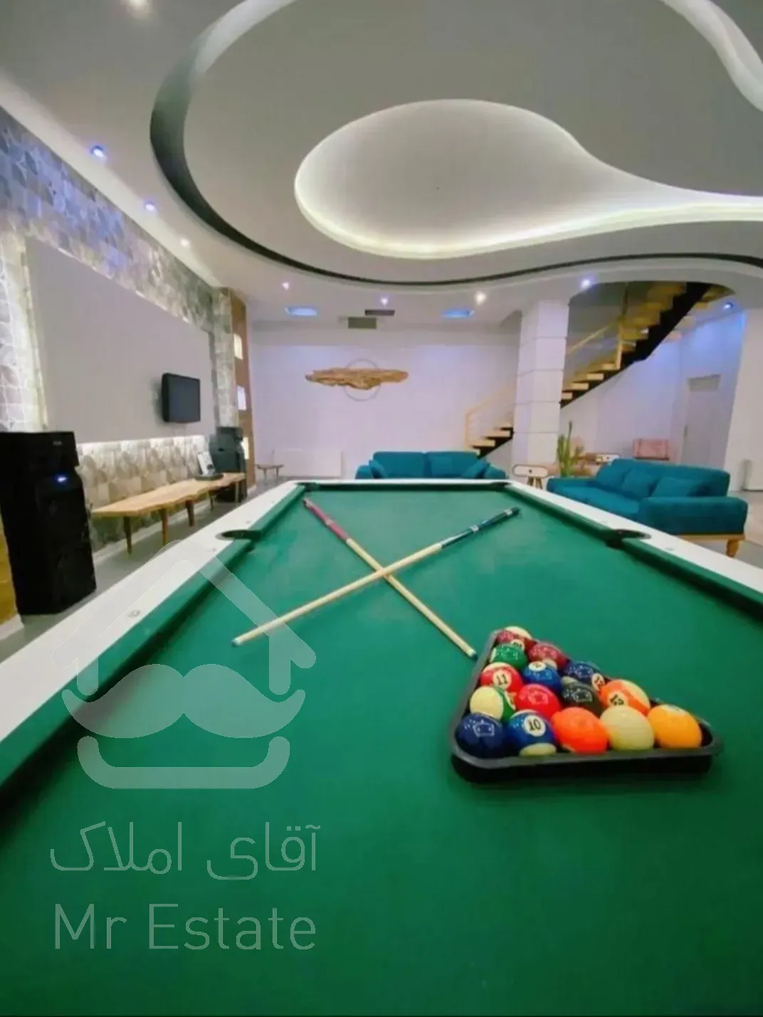 ۱۸۰ متر ویودار / ترکیب نور و نقشه / مستر روم