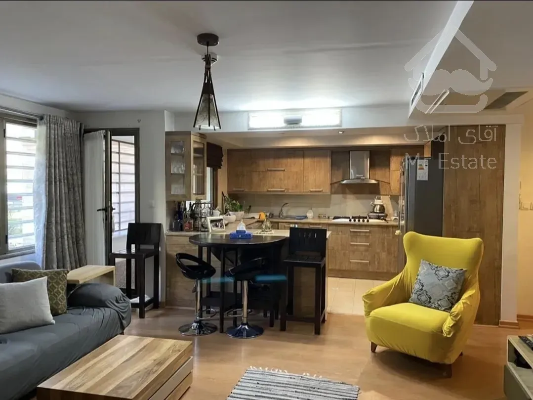 76 متر سالن پرده خور فول امکانات در اعیان نشین اباذر