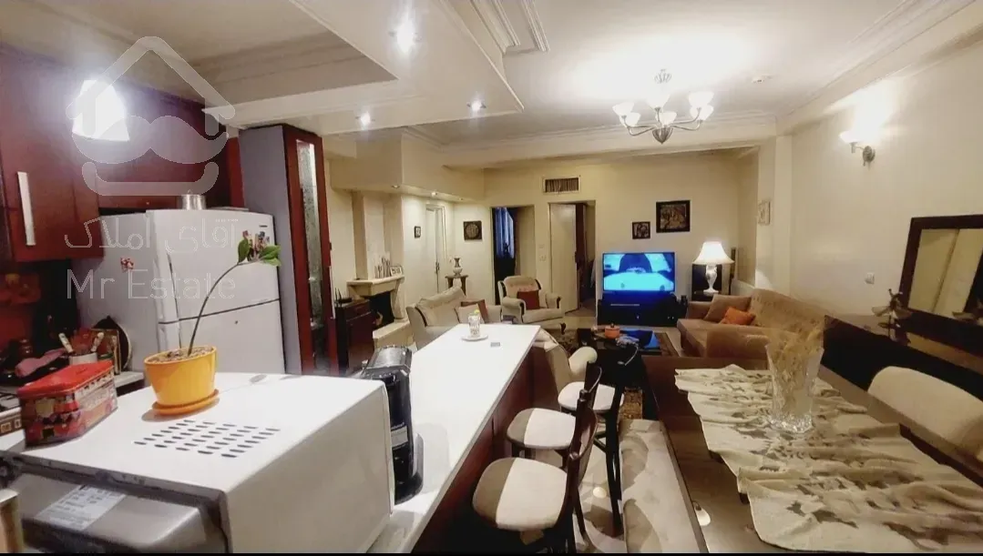 76 متر سالن پرده خور فول امکانات در اعیان نشین اباذر