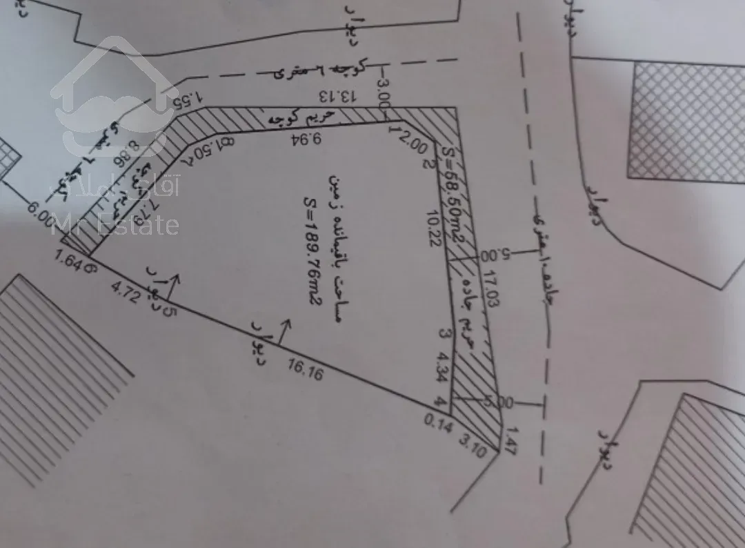 فروش،تهاتر،معاوضه زمین ۱۸۹ متری بازکیاگوراب لاهیجان