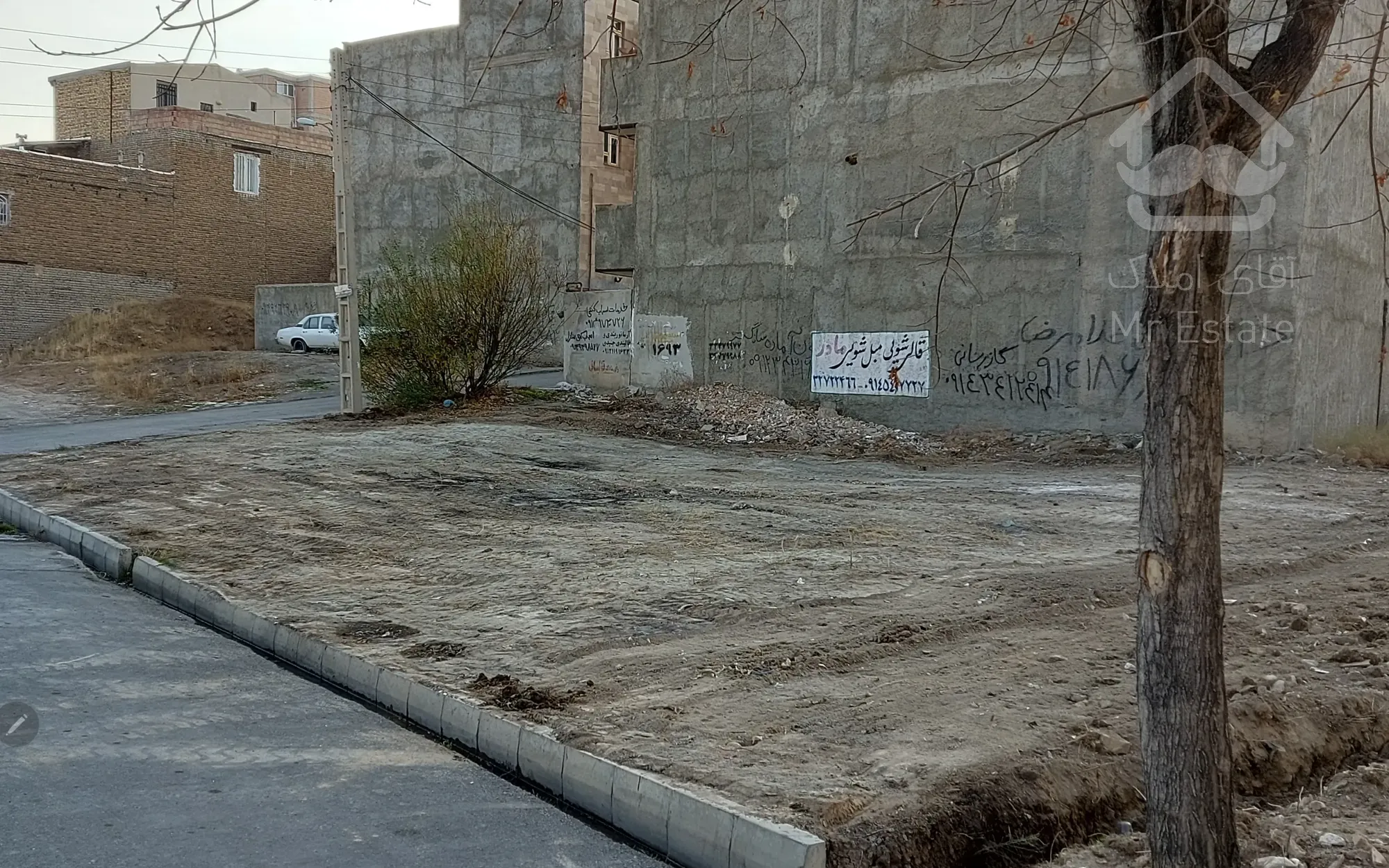180 متر زمین۳نبش۶دانگ سندبرشهرک ایثار