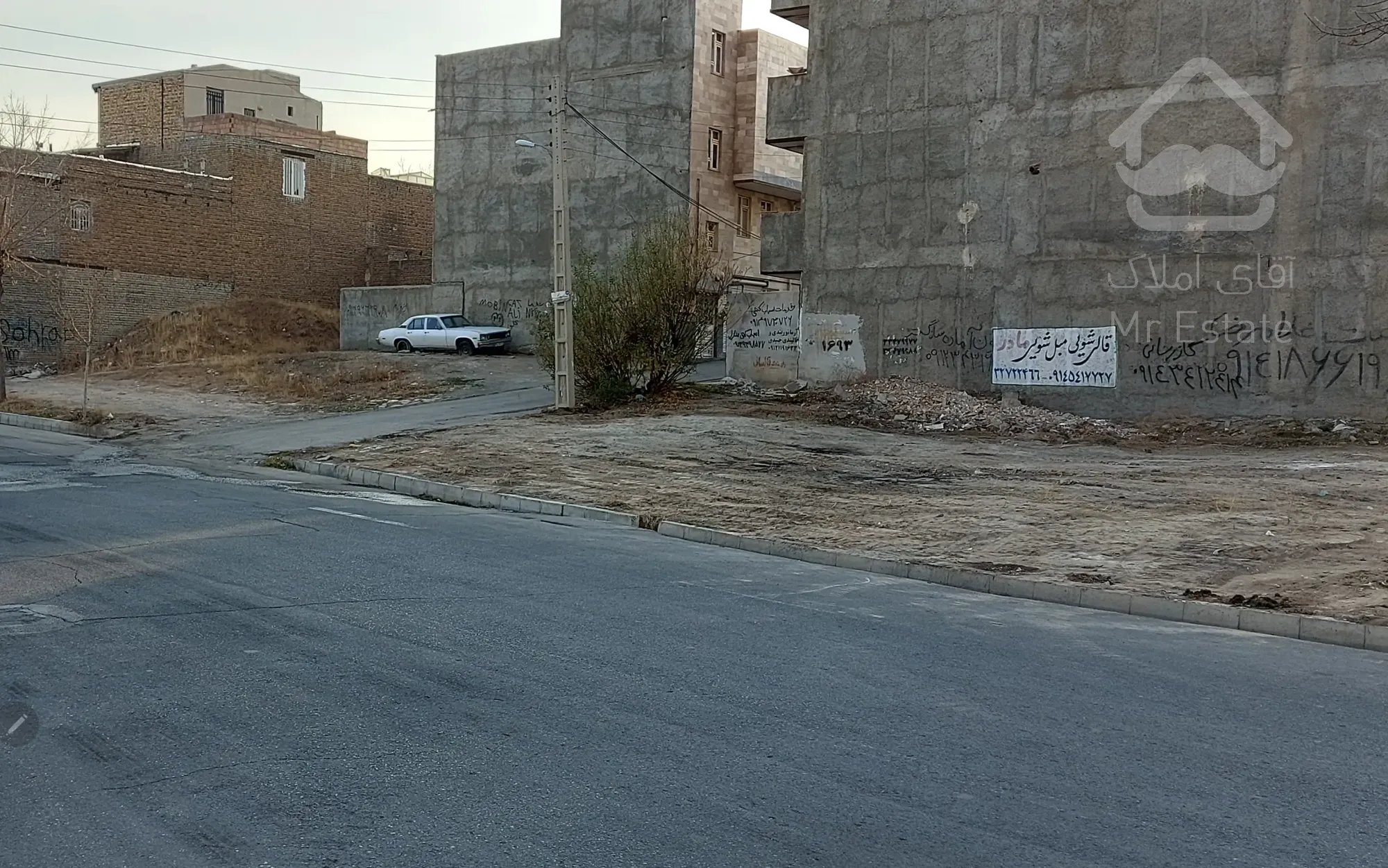180 متر زمین۳نبش۶دانگ سندبرشهرک ایثار