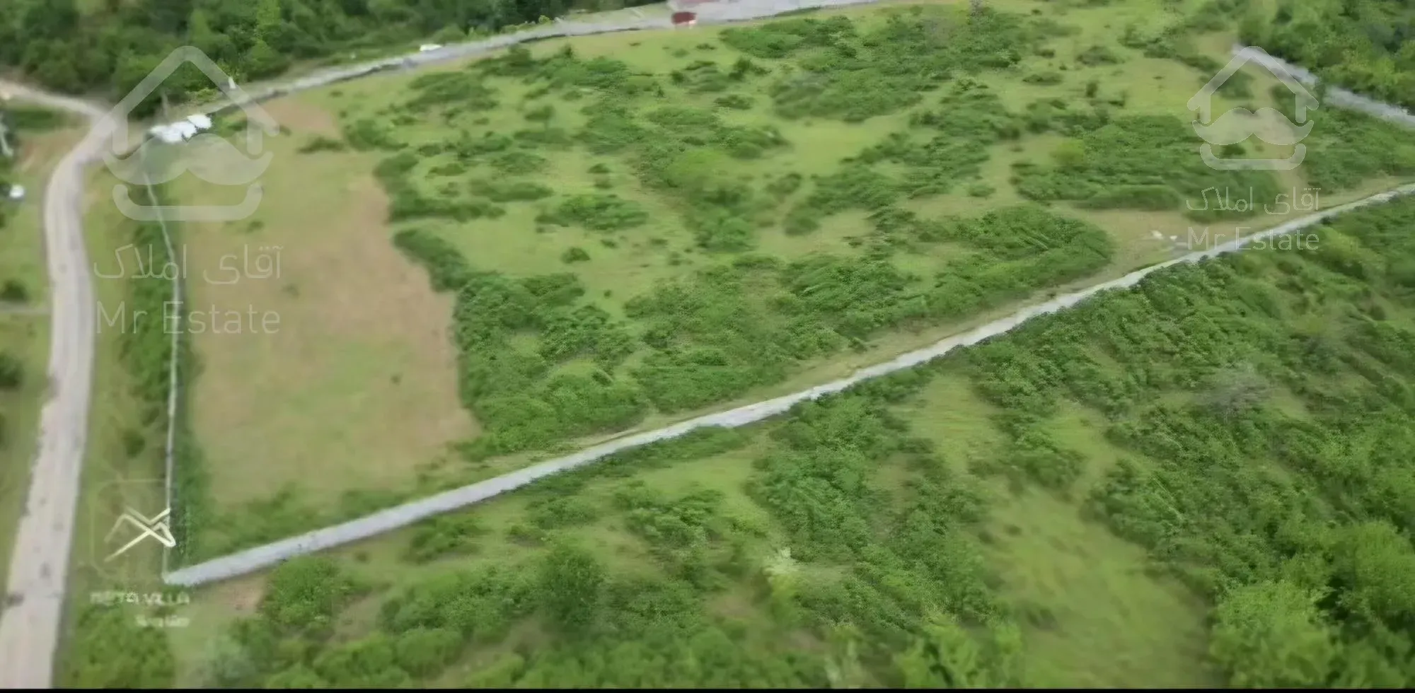 لاهیجان ۴هکتارزمین سند تک برگ دیوار کشی بر اسفالت  بر ویو ابدی جنگل رودخونه موقعیت عالی امتیازات نص