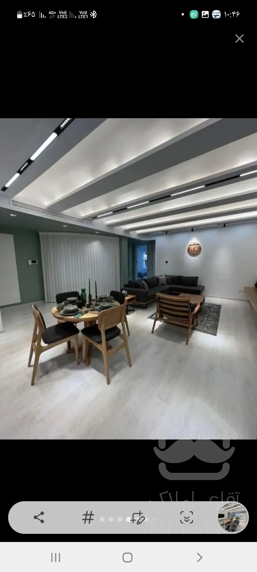 فروش واحد ۱۰۸متری ۲ خواب دریاچه برج باغ هوشمند