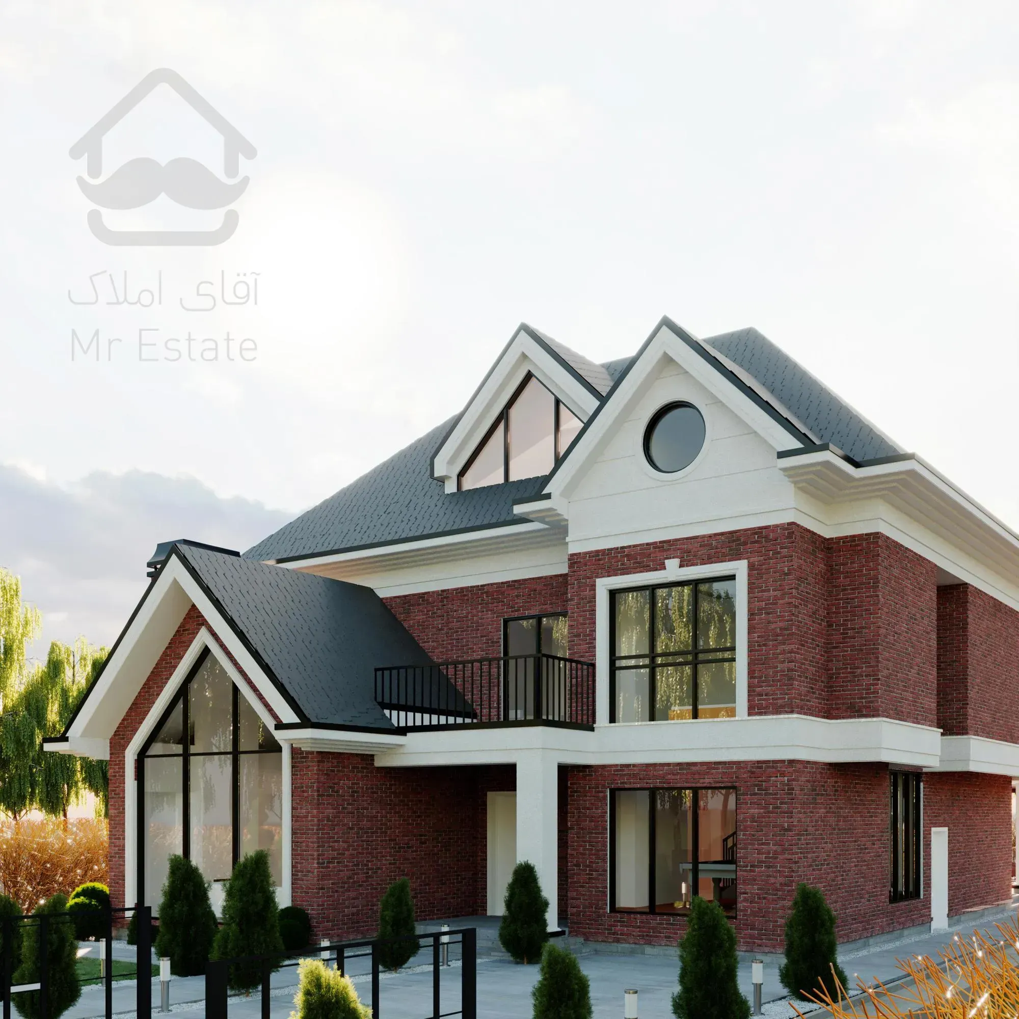 طراحی ویلای نیوکلاسیک