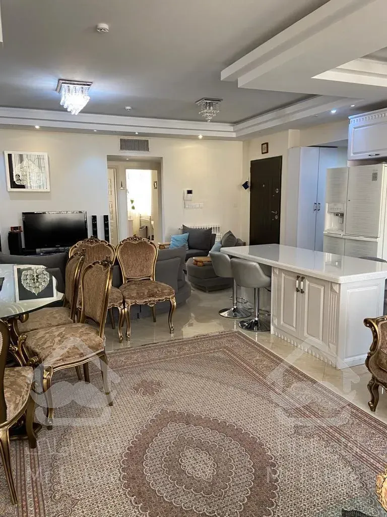 ۱۲۶ متر ۳خوابه ، تکواحدی ، فول امکانات ، جنت آباد جنوبی ، یکساله ، سالن پرده خور