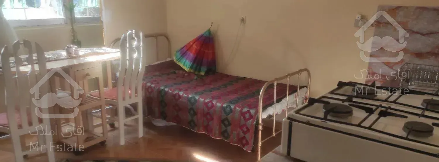 اپارتمان ۲۰ م‌ مبله کوچک زیبا پرنور فضاسبز ارام