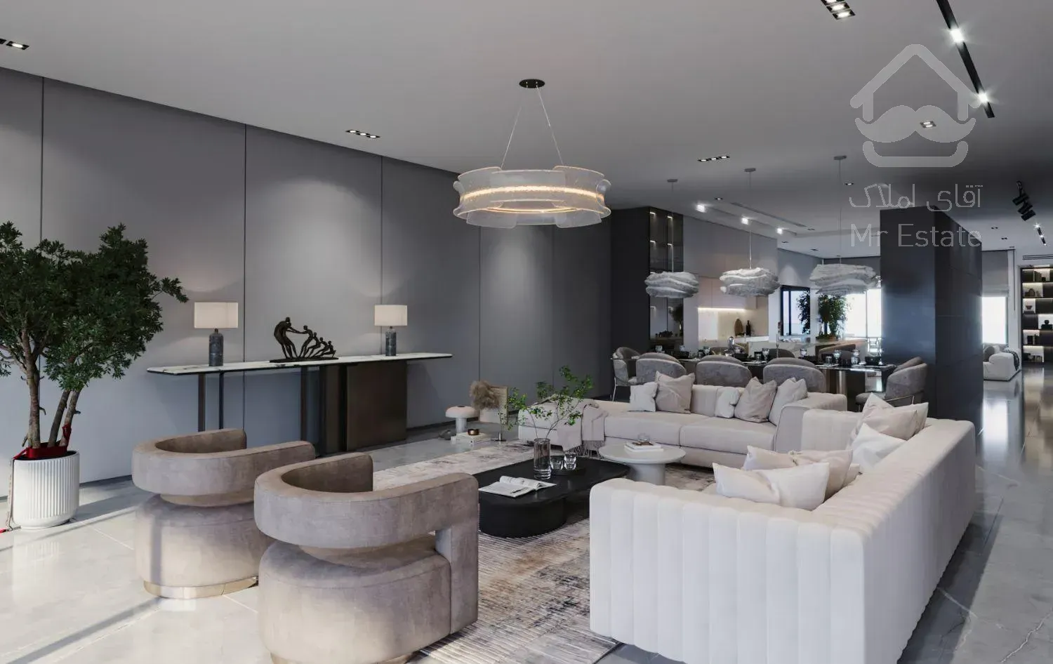 ۲۳۰ متر هاشمیه  لاله  با مجموعه آبی  ۳خواب فول