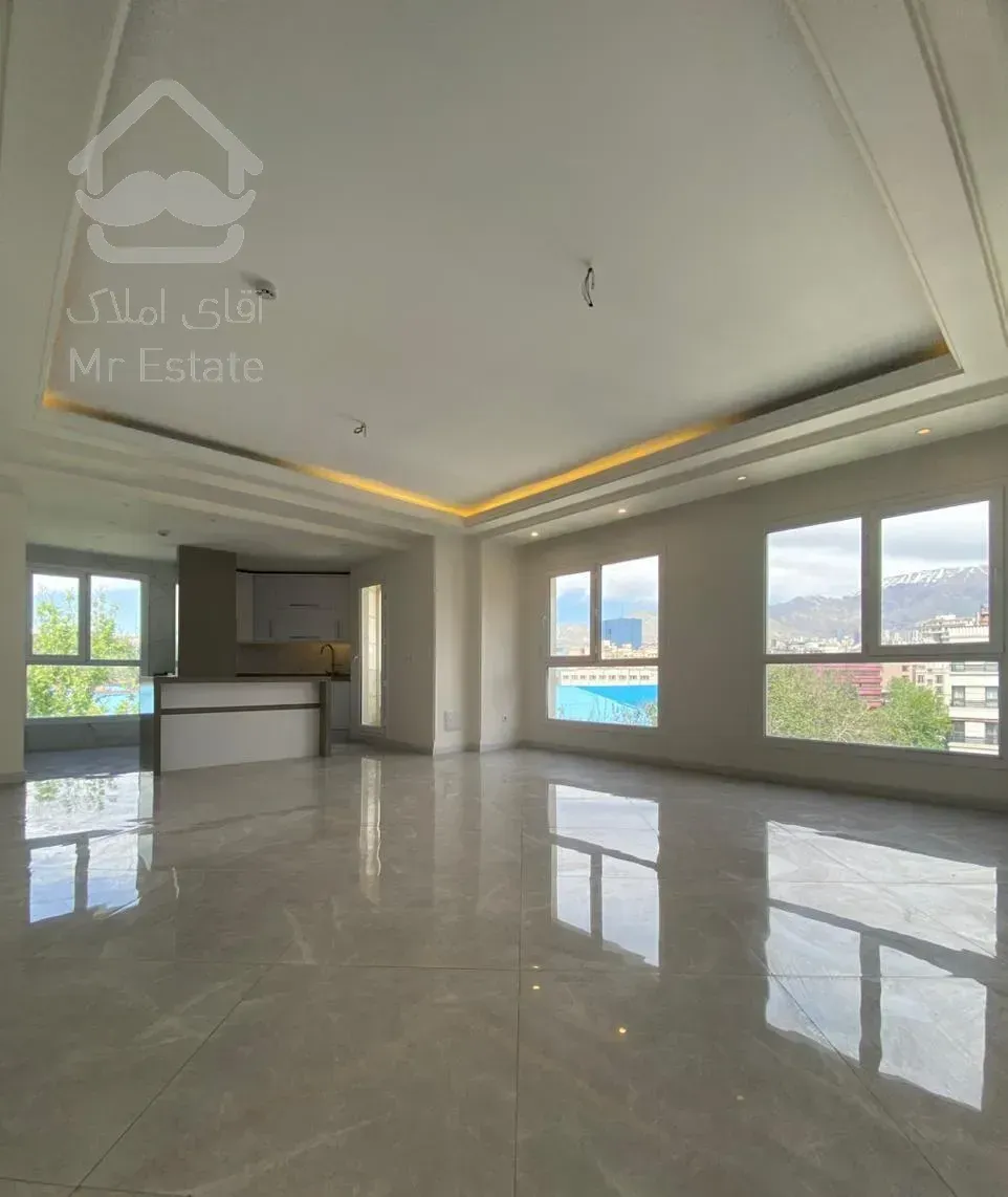 میرداماد، آپارتمان، ۱۲۰ متر ۳ خوابه، ۳ جهت نور