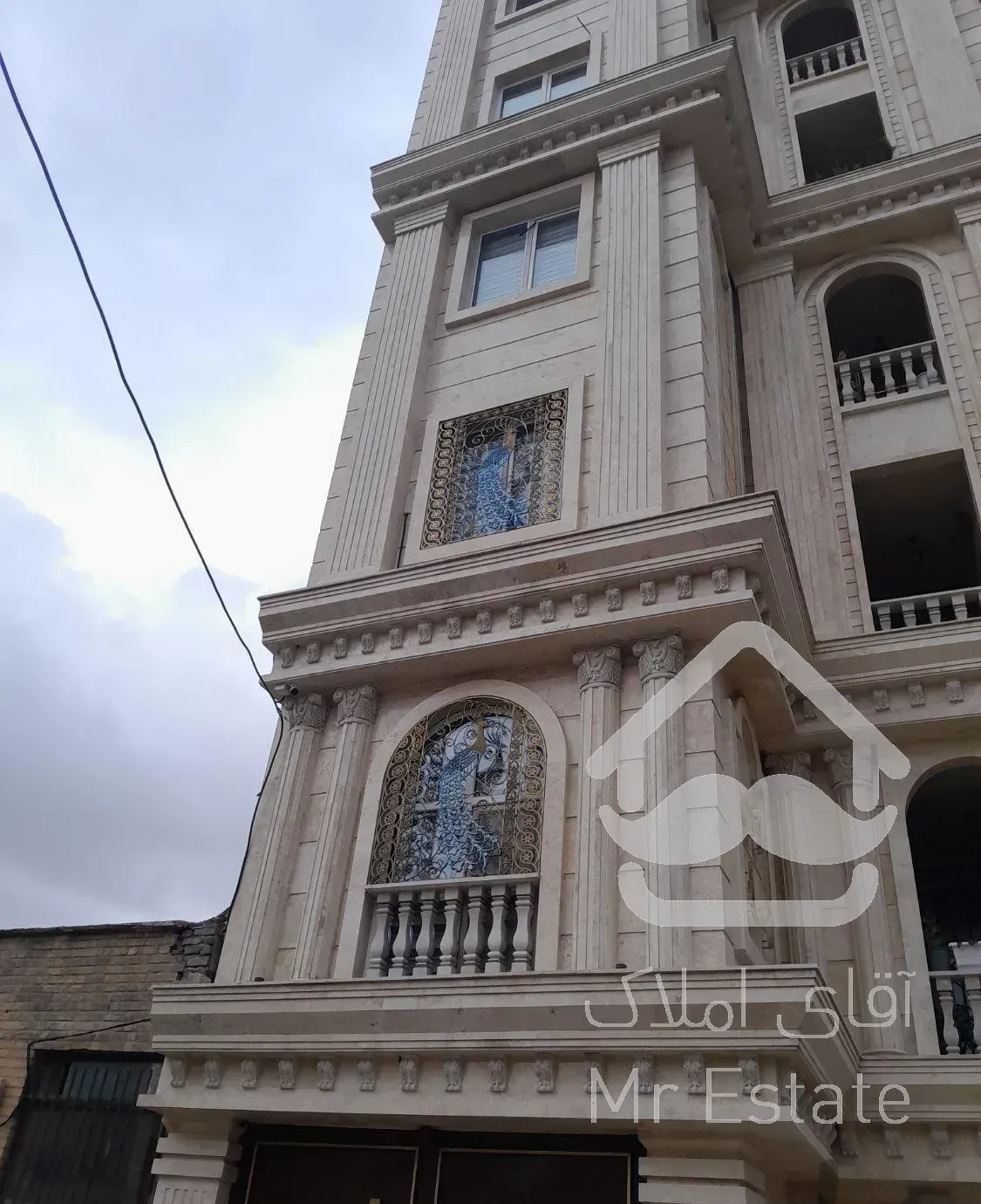 سنگکاری کارسنگ سرامیک در نمای ساختمان