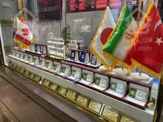 سعادت آباد 23 متر مغازه سکه فروشی میدان کاج