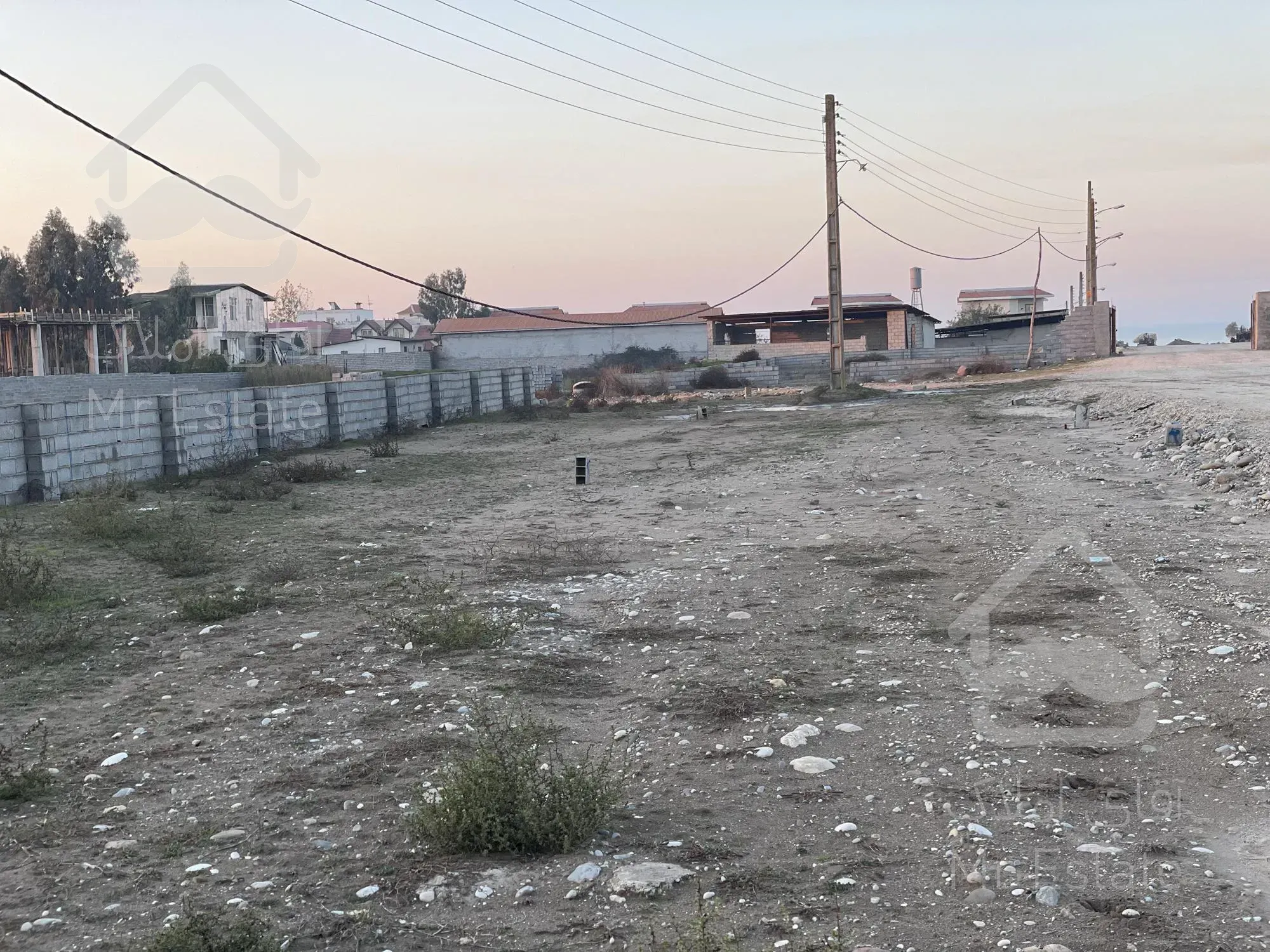 زمین۱۵۷متری دریا جاده پلاژ ساری