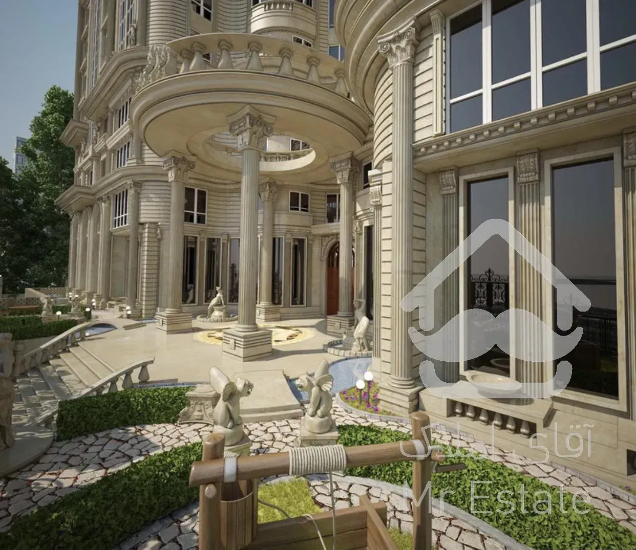 پیش خرید پلازا پالاس ۱۳۰ متری مستر روم لاندری روف گاردن