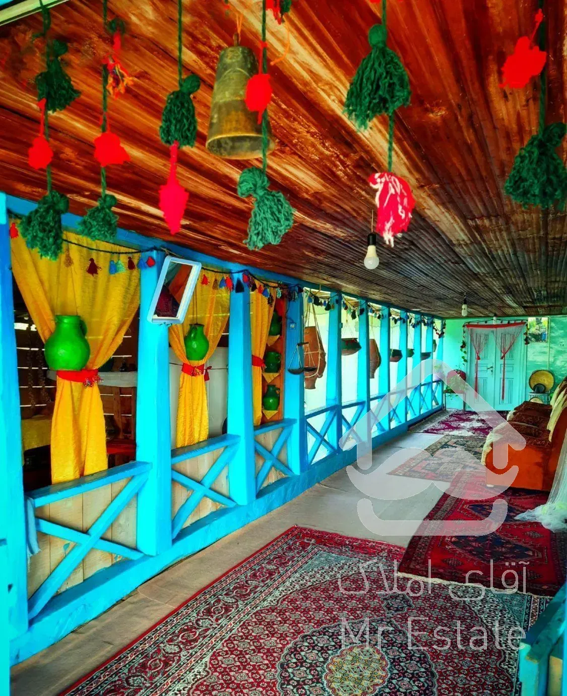 خونه سنتی نوستالژی بین دریا و جنگل کلبه اقامتگاه