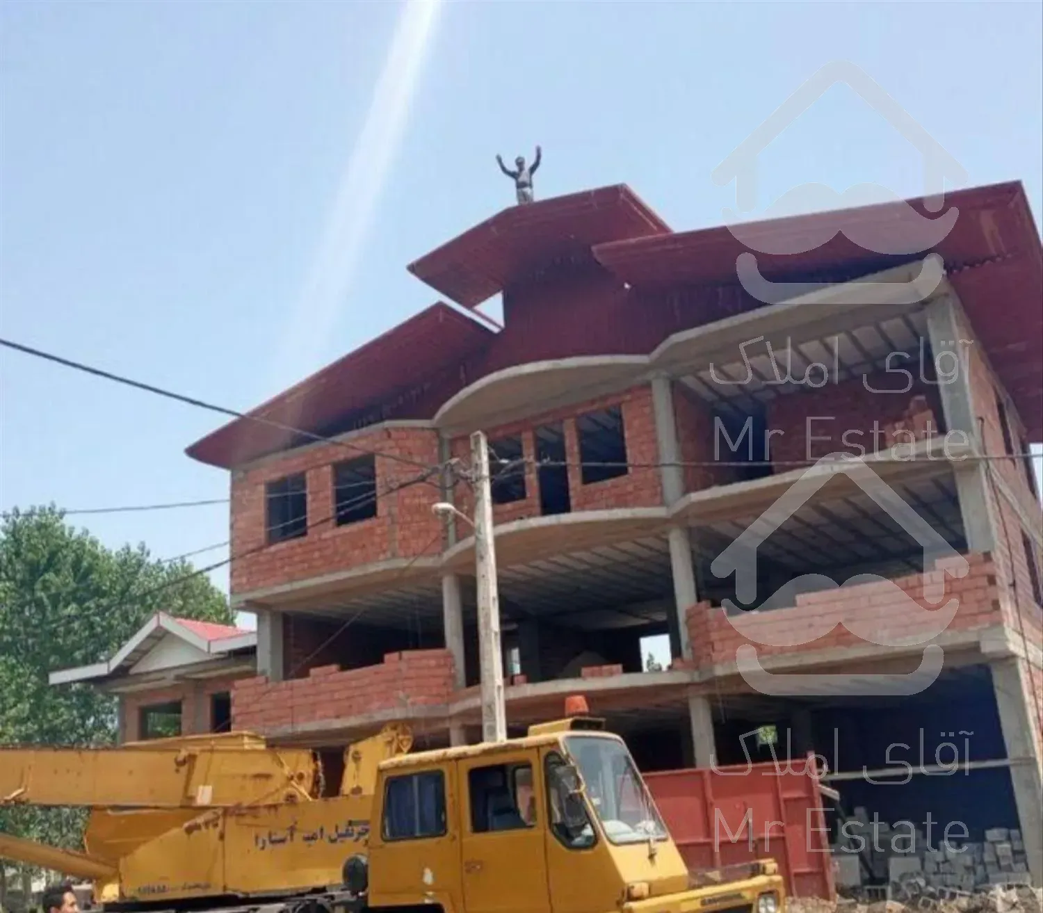 شیروانی  پوشش سقف سوله خرپا ویلا ،نماولبمه