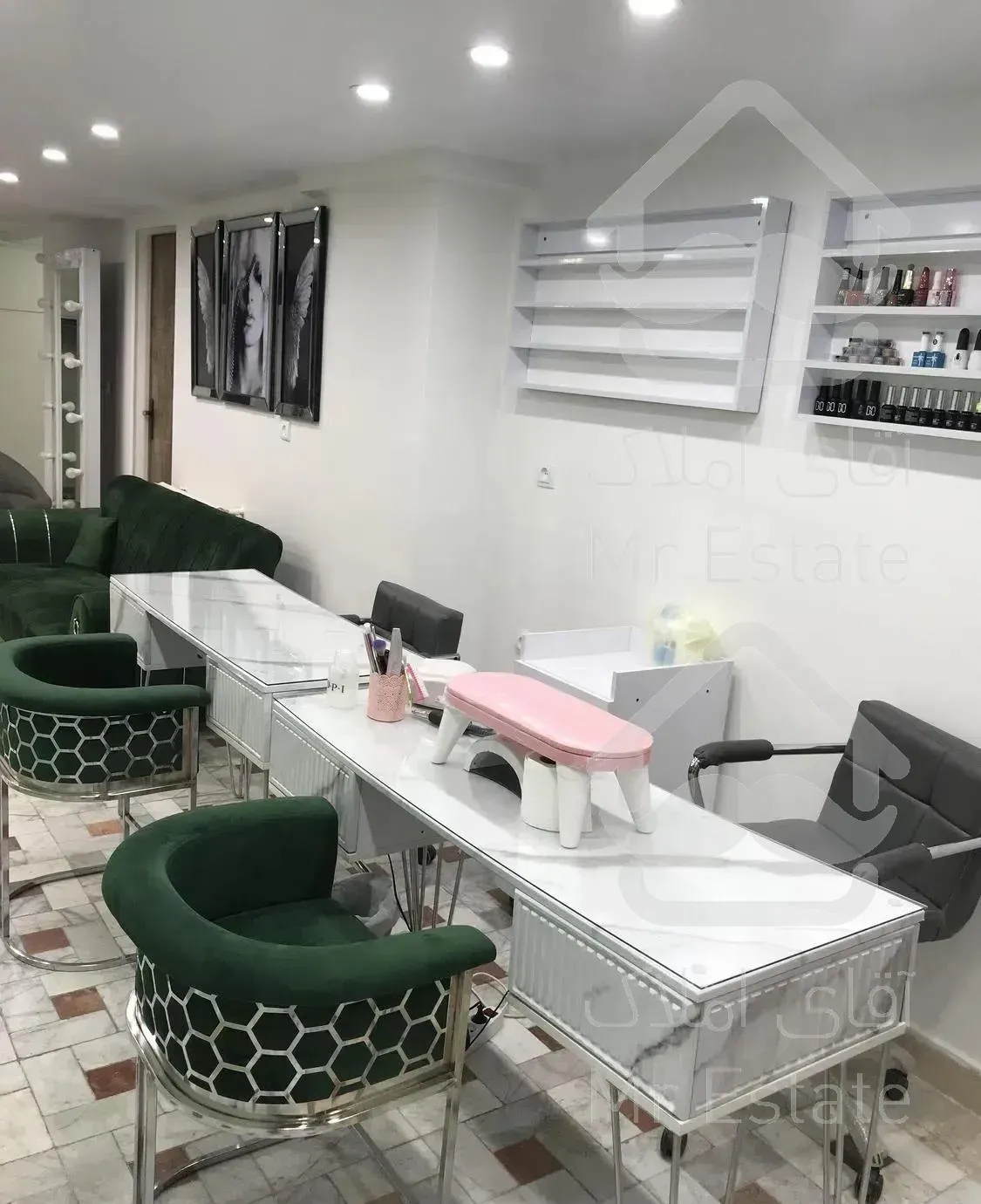 اجاره اتاق،تخت،میز ناخن در سالن زیبایی